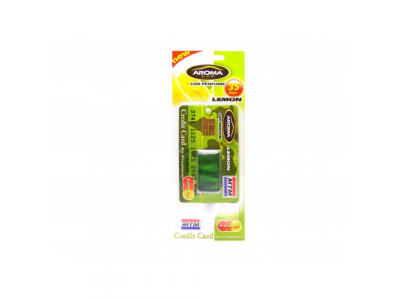 Ароматизатор AROMA CAR CREDIT CARDLemon