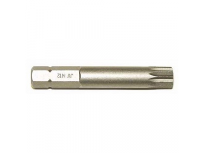 Бита 10 мм Spline, М12, 75 мм, S2 материал, D10M75M12A JONNESWAY