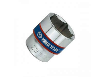 Головка торцевая стандартная шестигранная 3/8", 19 мм, KING TONY