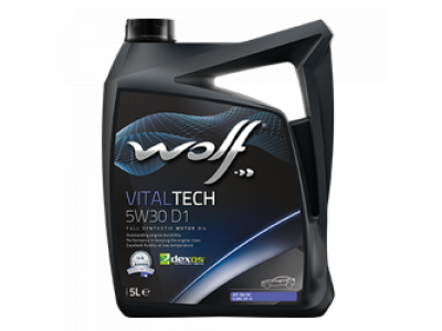 Моторное масло WOLF VITALTECH 5W30 D1 5L от WOLF Моторное масло WOLF VITALTECH 5W30 D1 5L